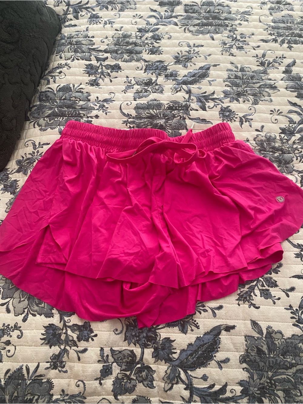 Women’s Hot Pink Athletic Skort with Built-In Shorts